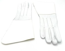 Gloves Leather Drum Majors Glover White R479