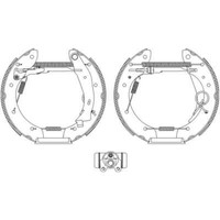 Textar Trommelbremsbelag-Satz 84052900