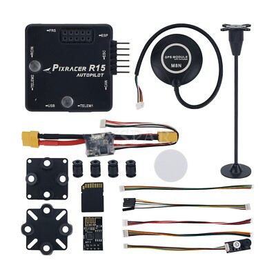 Pixracer R15 PIXHAWK Flight Controller with GPS for Multicopter Fixed Wing Drone