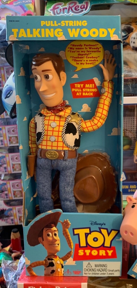 Thinkway Toys Original 1995/96 Toy Story Pull String Woody Thinkway Toys Original 1995/96 Toy Story Pull String Woody