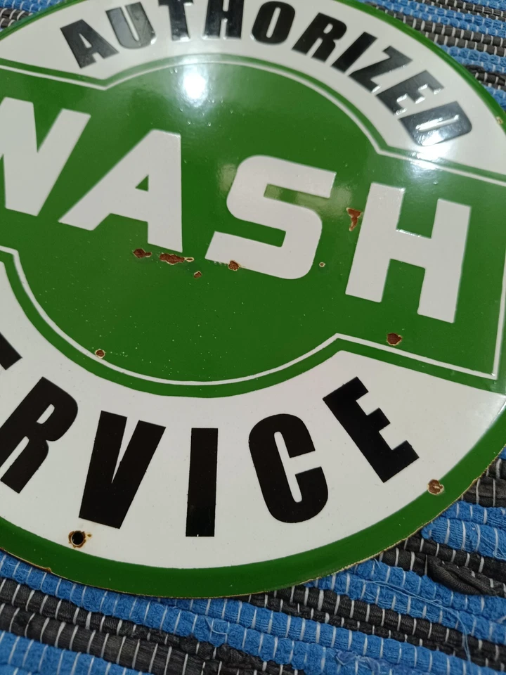 Vintage NASH Authorized Service not Porcelain 1950'S Era - Image 3 of 4