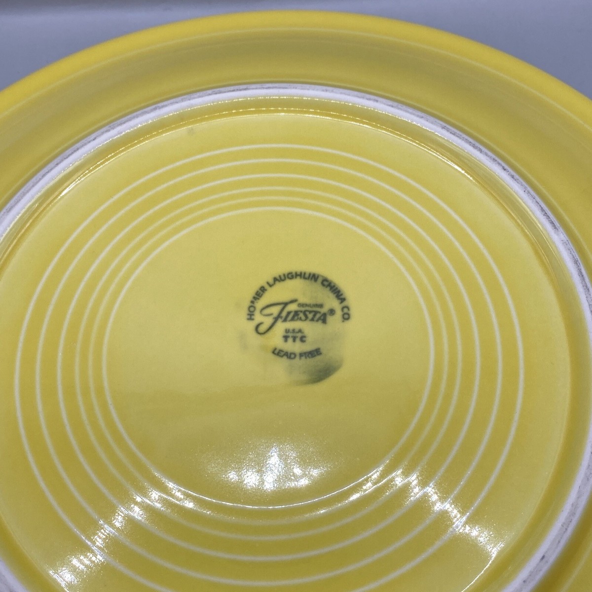 Fiestaware Yellow 4 Piece Place Setting Fiesta Retired Marigold