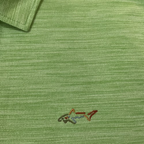 Greg Norman for Tasso Elba Mens Five Iron Play Dry S/S Green Golf Polo Shirt - Picture 3 of 10