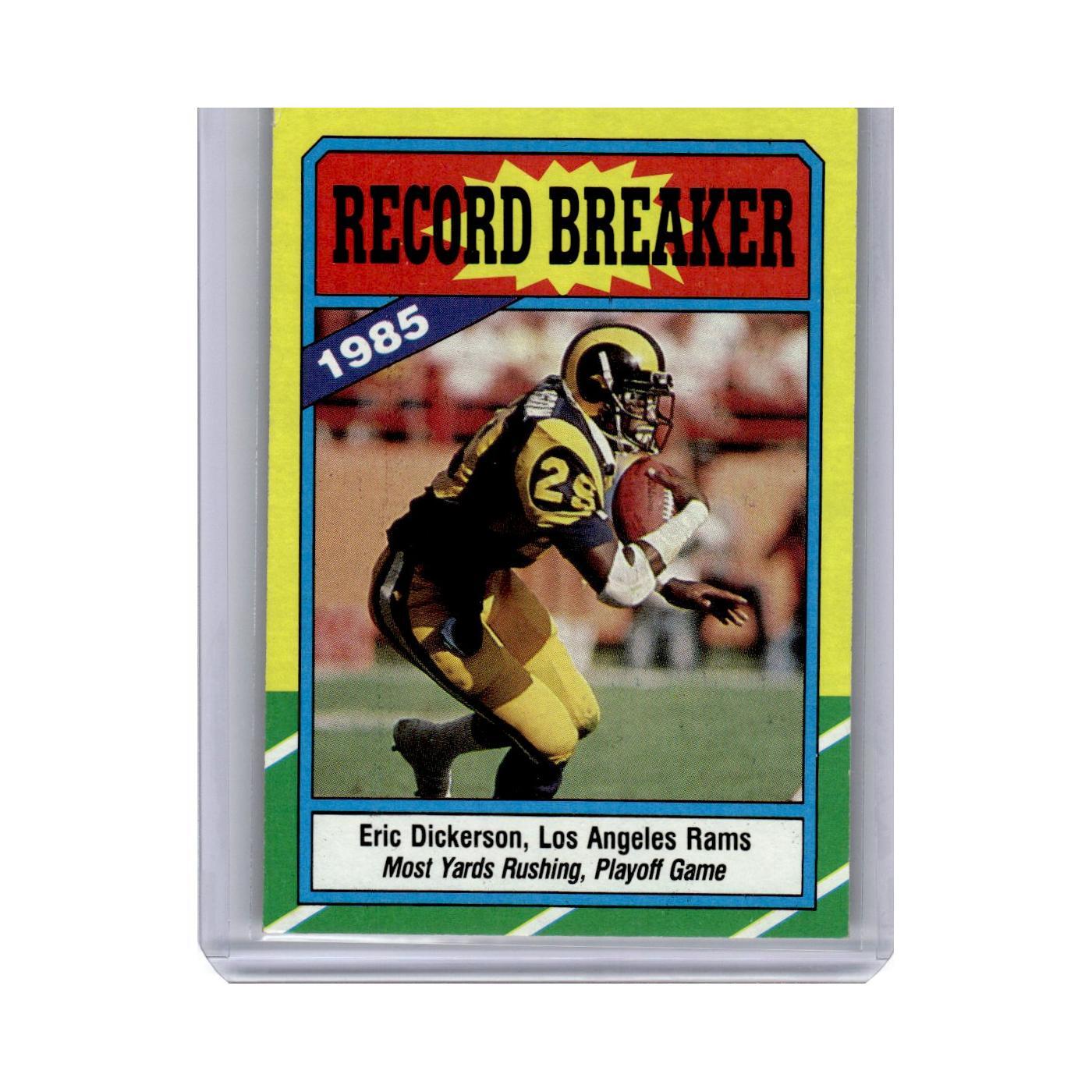 1986 Topps Eric Dickerson Rams #2