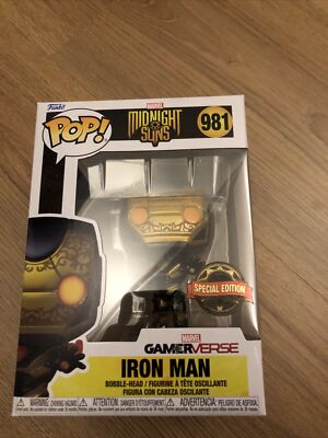 Funko Pop Marvel Gamerverse Midnight Suns 981 Iron Man Special Edition NEU