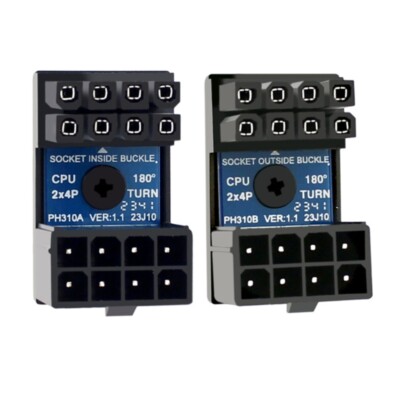 CPU 8Pin Power Steering Connector 180 Degree Adapter 8 Pin Power Adapter