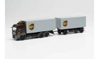 Herpa 313667 - Man Tgs Lx Wechselkoffer-HäNgerzug - Ups. 1:87