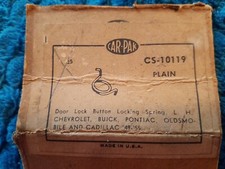 Chevrolet 1949-55 Buick Pontiac Olds Cadillac L.h. Door Lock Button Spring... Chevrolet 1949-55 Buick Pontiac Olds Cadillac L.h. Door Lock Button Spring...