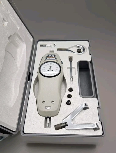 Imada Mechanical Push Pull Force Gauge Scale 300N x 2N, Case & Access Calibrated