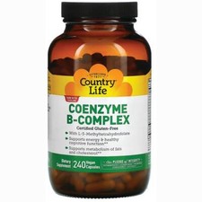 Country Life Coenzyme B-Complex 240 Vegan Cap...