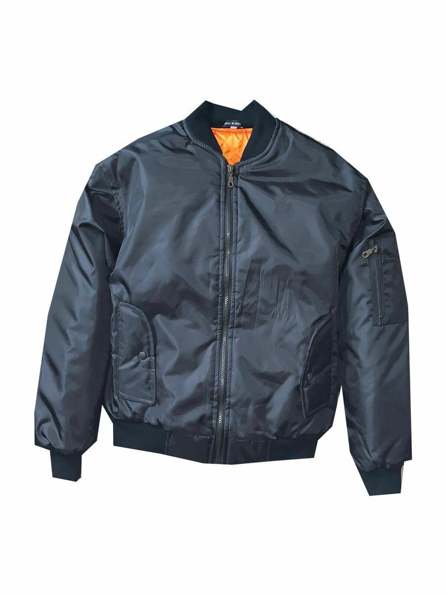 Mens MA1 Army Pilot Biker Bomber Security Fly Military Mens MA1 Army Pilot Biker Bomber Security Fly Military