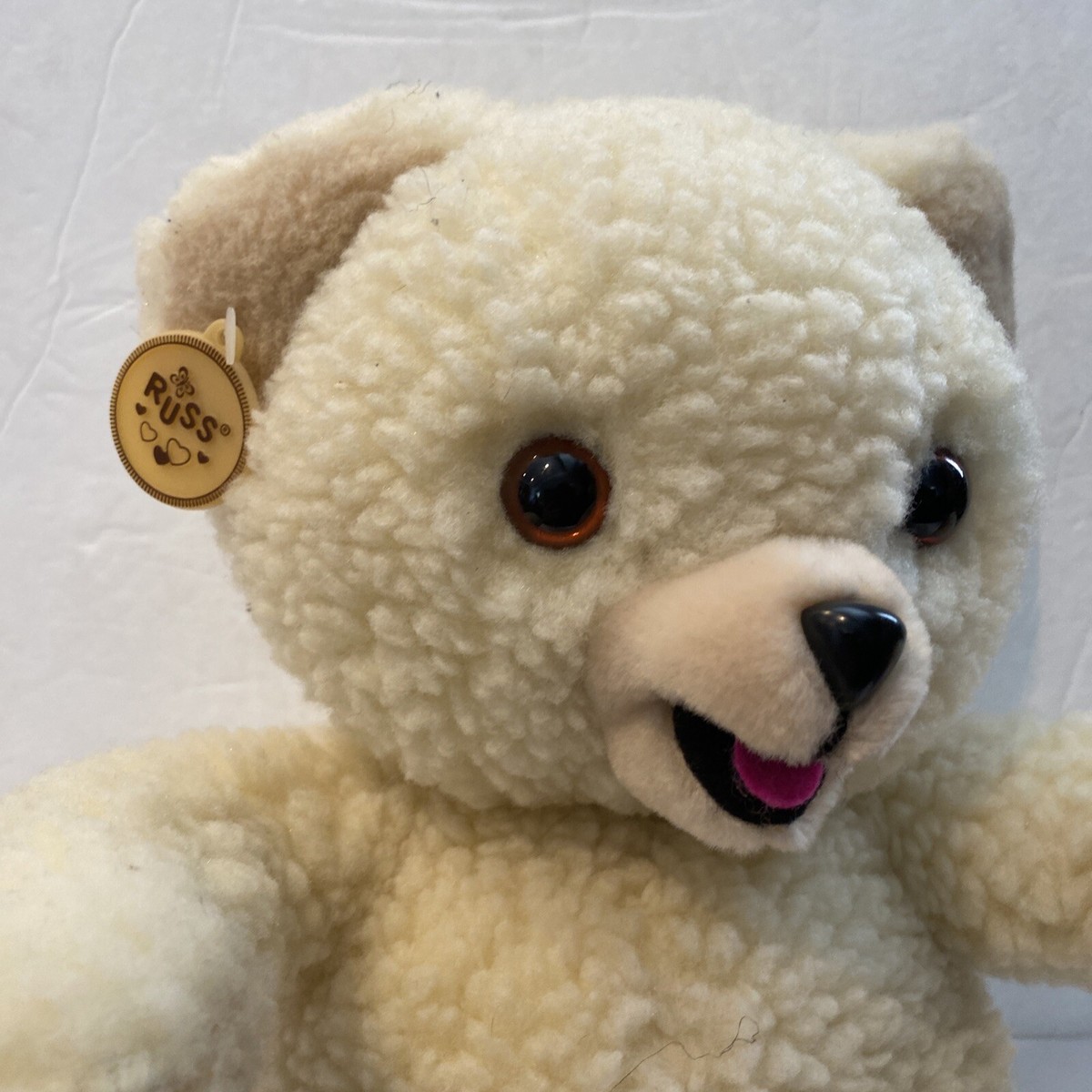 Vintage 1986 RUSS BERRIE Snuggle Fabric Softener Bear 14” Inch