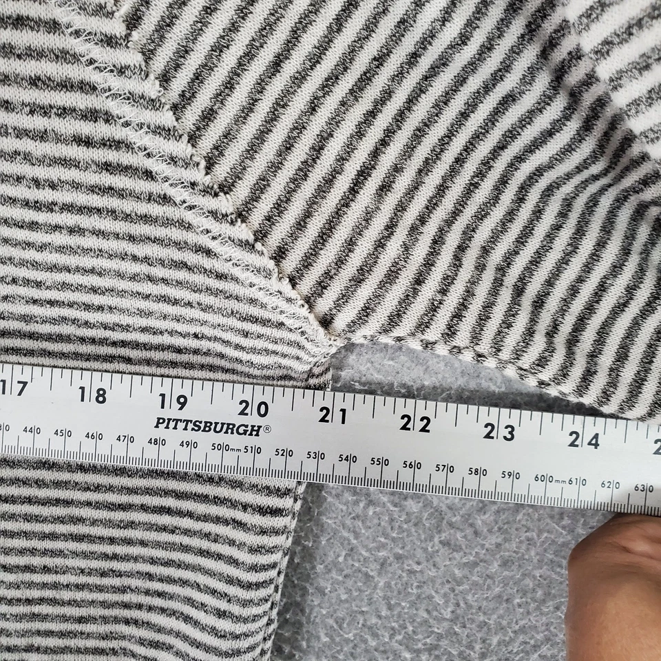 Sudadera con Capucha O'Neill Mujer Grande Blanco Rayas Gráfico Piña Manga Larga Bolsillo Foto 4 de 4