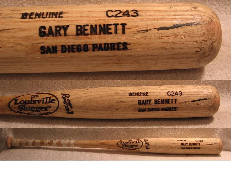 Gary Bennett Game Used Louisville Slugger Baseball Bat San Diego Padres - Image 1 of 1