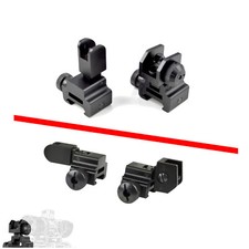 Sniper Backup Sight Set W High Profile Front For D Pms Setup-aluminum F Rear Sniper Backup Sight Set W High Profile Front For D Pms Setup-aluminum F Rear