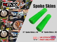 Wheel Spoke Protectors Green 18" 21" fits Yamaha XT250 X,Y,Z,A,B 08-12