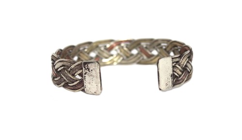 Bracciale in rame braccialetto in ottone braccialetto tibetano braccialetto tribale boho zingaro - Foto 3 di 3
