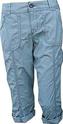 Caprihose Ripstop Damen von Eddie Bauer  Gr. 4 (34), Aqua Blau NEU