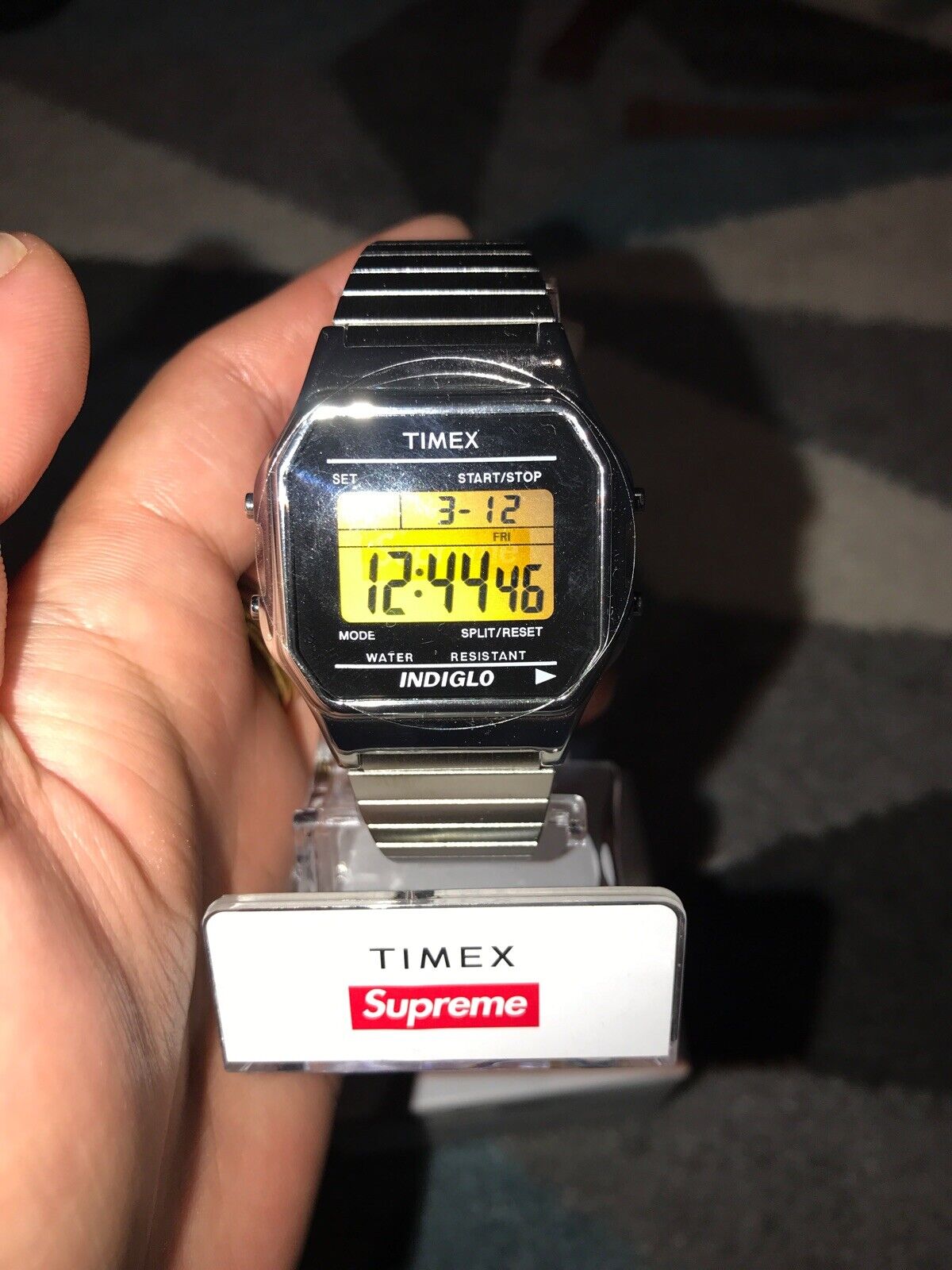 Supreme®/Timex® Digital Watch Goldsilver