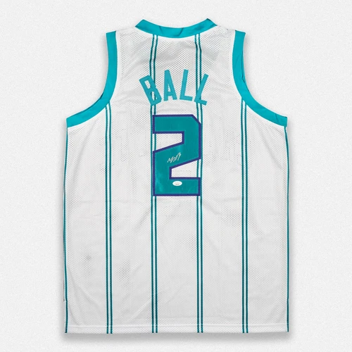 LaMelo Ball Charlotte Hornets Signed Autographed Pro Style White Jersey JSA