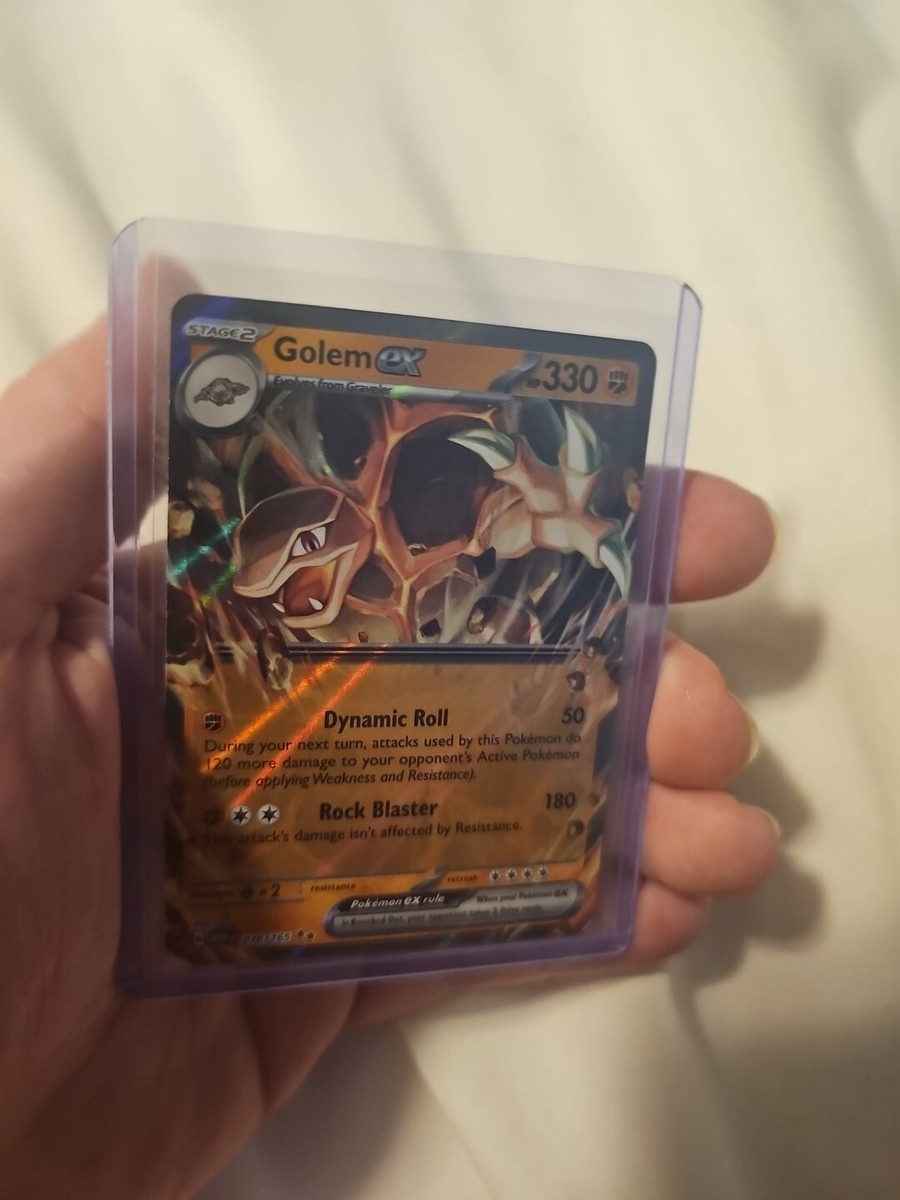 Pokemon TCG Scarlet &amp; Violet 151 Golem Ex 76/165 Holo English | eBay
