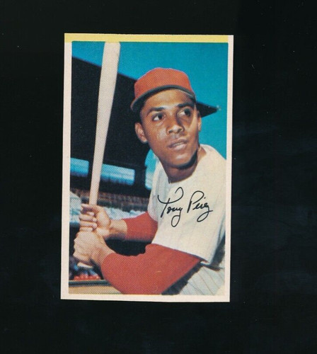 Tony Perez [Hand Cut] 1969 MLB Photostamps card
