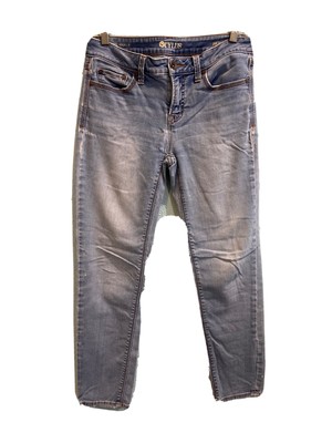 Blue Skinny Ankle Distressed Low Rise 