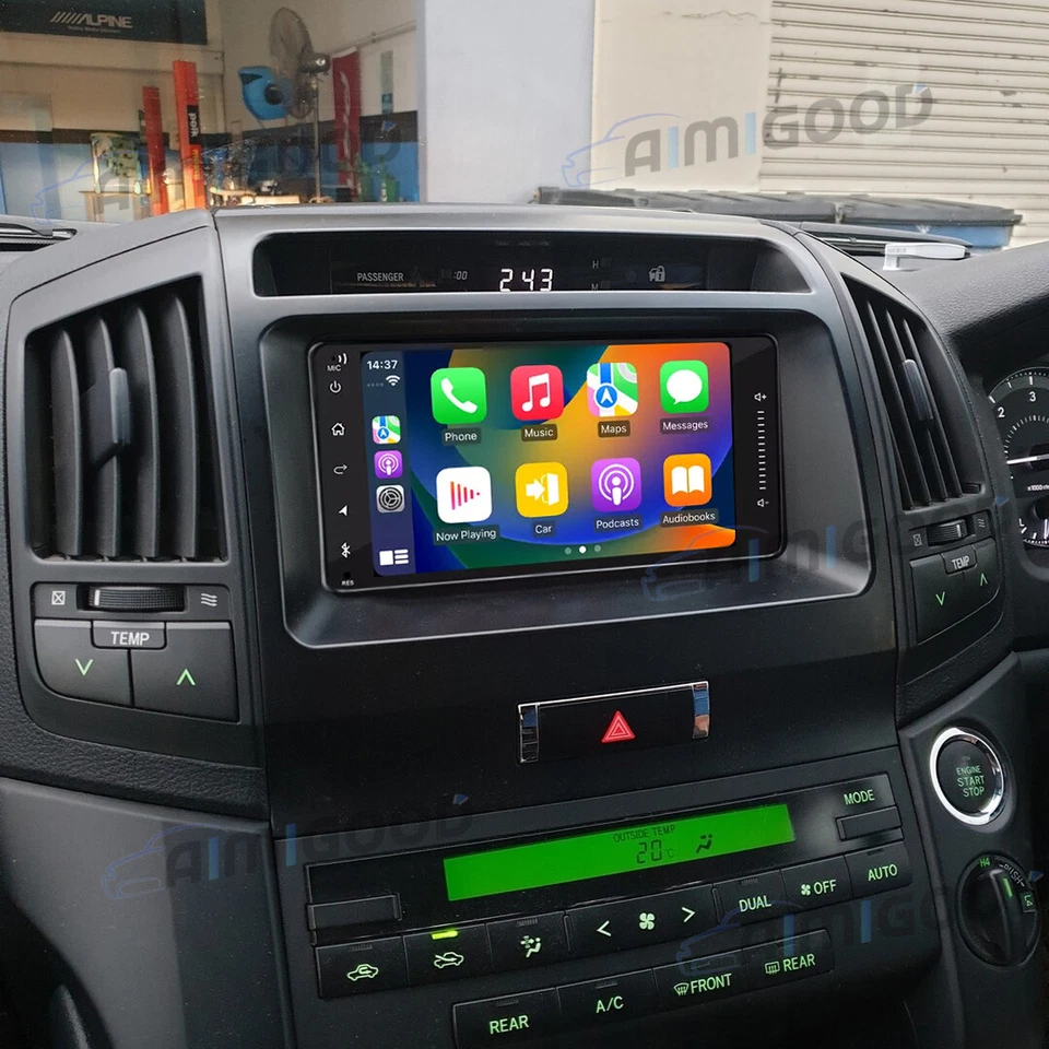 VORALLY For 2007-2015 Toyota Landcruiser Android 13 Carplay Radio Stereo Headunit GPS