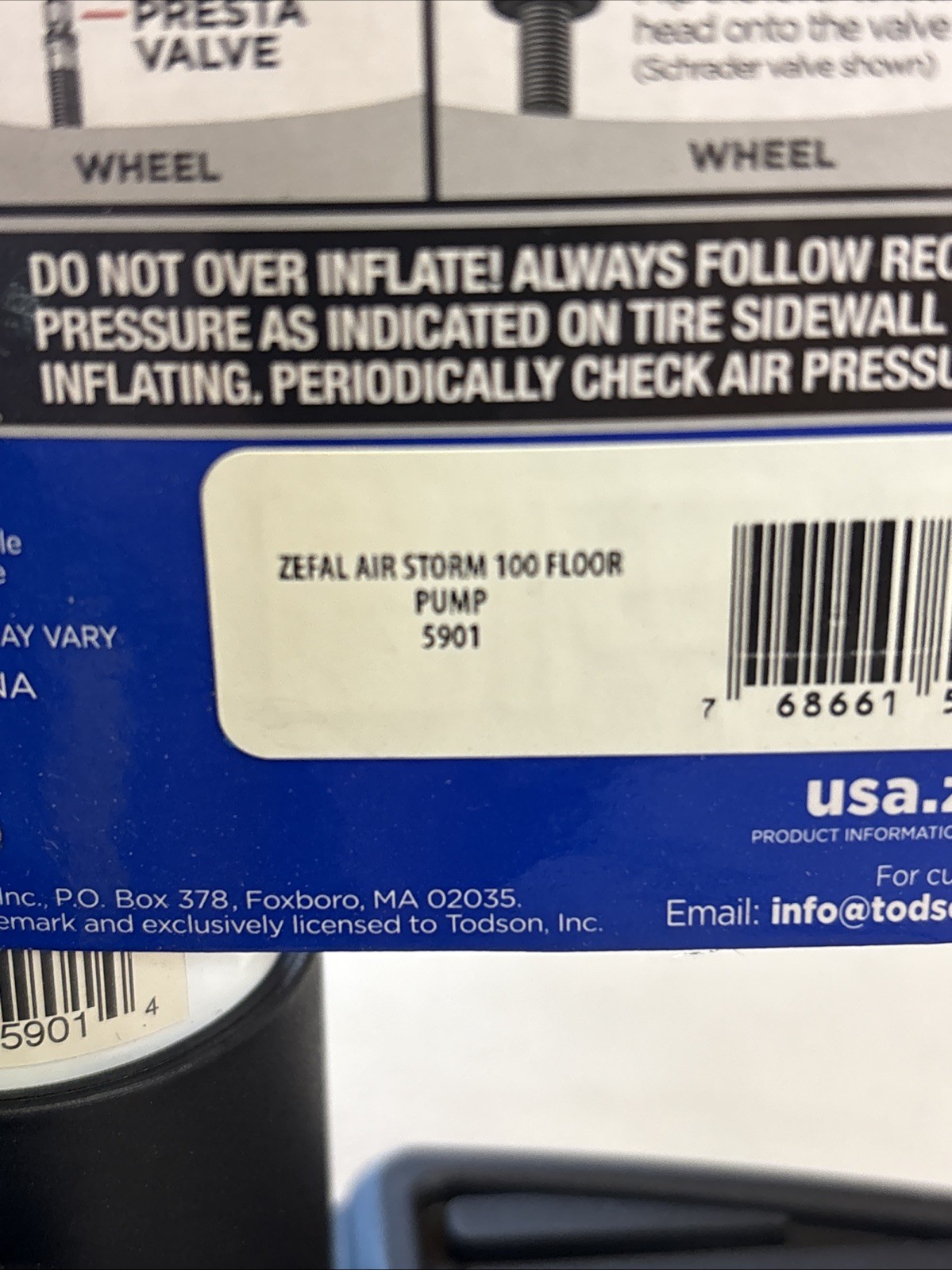 Zéfal Air Storm 100 Floor Air Pump