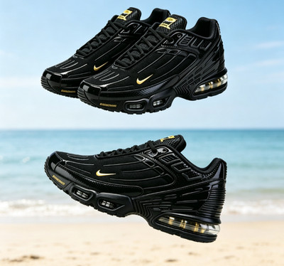 Nike Air Max TN Plus 3 Men Shoe Running Sneaker Trainer - Black Yellow No Box