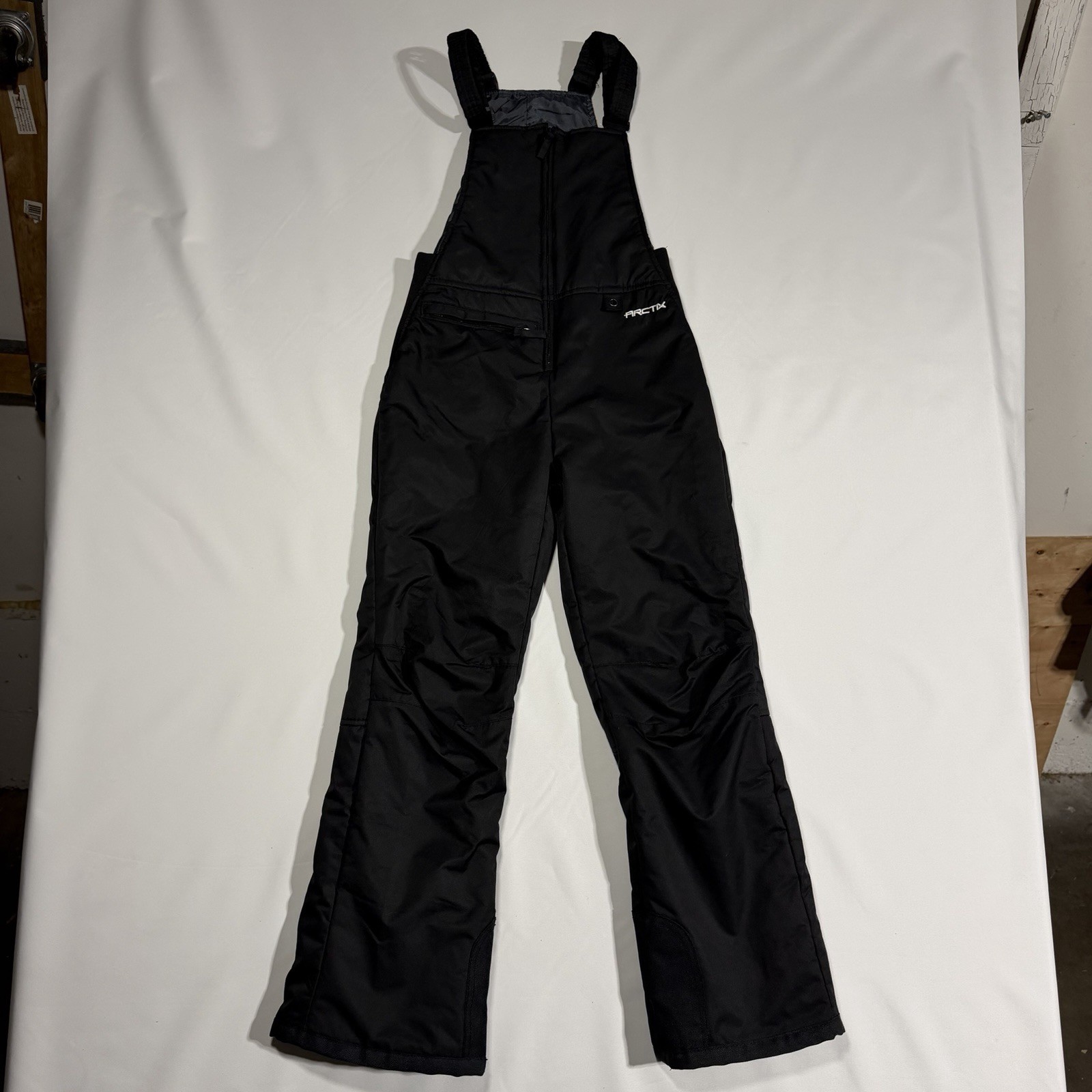 Black Insulated Ski Snowboard Winter Overalls 3k