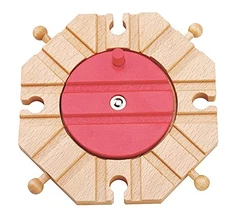 moku TRAIN Wooden Toy Train Turntable Accessory
