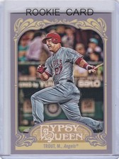 MIKE TROUT ROOKIE CARD Baseball Topps Gypsy Queen LOS ANGELES ANGELS BASEBALL RC