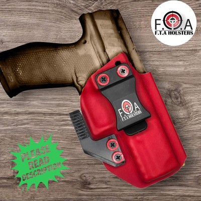 Concealment  EMT Red Holster IWB  with claw adjustable cant & OPTIC Compatable.