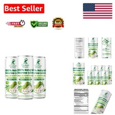 -Friendly Soursop Juice - 10.8 oz x 6 Pack, Caffeine-Free Refreshing