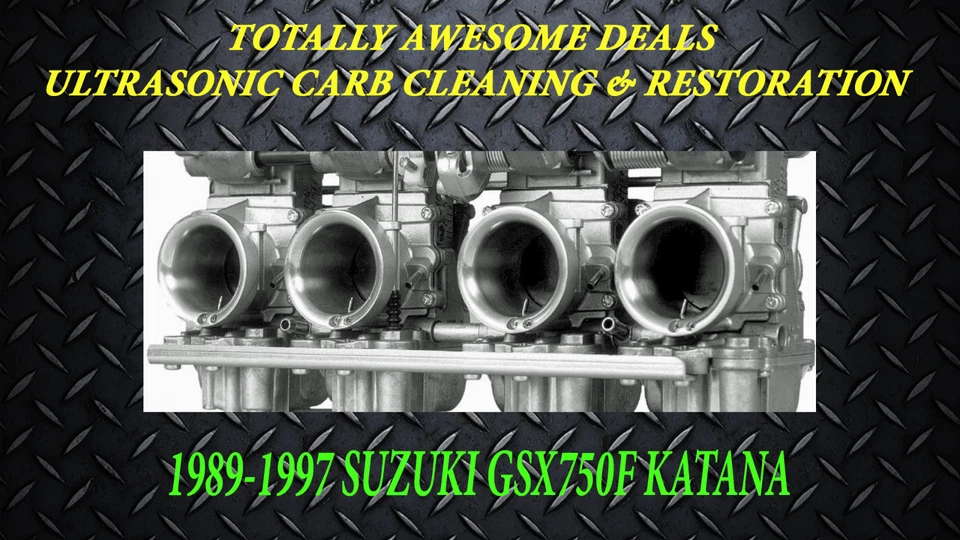89-97 Suzuki GSX750F Katana Fast Pro Carb Cleaning Carburetor Restore Service - Image 2 of 2