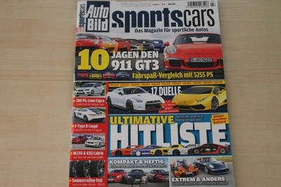 10) Auto Bild Sportscars 03/2014 - KTM X-Bow GT mit 285P - Porsche 911 991 Ruf R