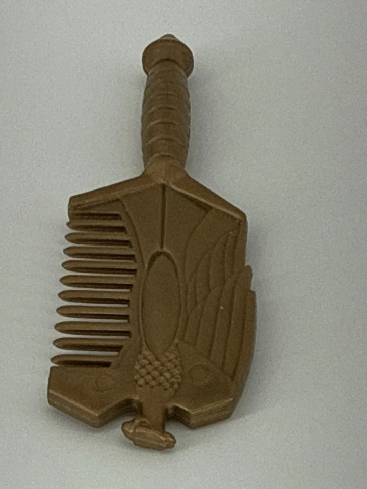 1984 Galoob Golden Girl VULTURA Gold Comb Figure Accessory - Image 3 of 4