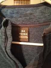 Boys Under Armor YLG Navy Blue Pullover Sweater