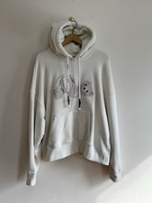 Palm Angels Ice Bear Hoodie Off White Cream Size L