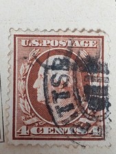 Timbre Usa Wahington 4 Cent 1908