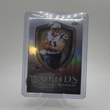 2025 Topps Chrome Julian Edelman Legends of the Gridiron LOG-24 Refractor Patri…