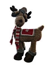 Melrose Moose Christmas  Plush Cute and Festive