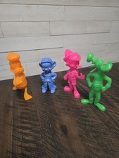 Disney Louis Marx Toys Early 1970s Lot Of 4 Goofy Dopey Donald Pinocchio