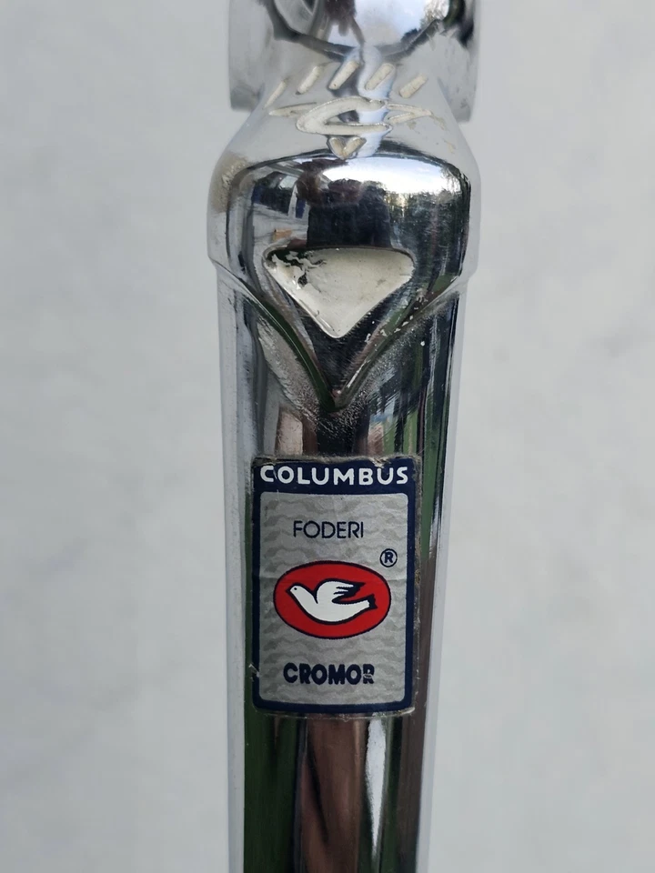 Columbus Cromor Steel Track Fork – 1" Threadless – Chromed – New (Blemishes) - Image 4 of 4