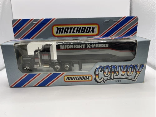 Matchbox Convoy CY9 Kenworth Box Truck Midnight X-Press
