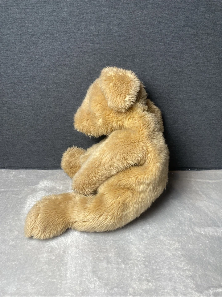Винтаж 1987 North American Bear Company собака плюшевый гибкий коричневый щенок 22» милый - Изображение 2 из 4