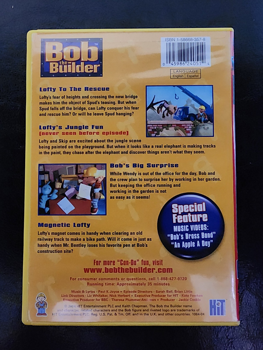 Bob the Builder - Loftys Favorite Adventures (DVD, 2004) for sale