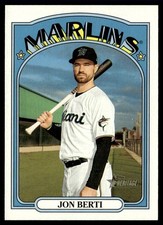 2021 Topps Heritage Jon Berti Miami Marlins #288