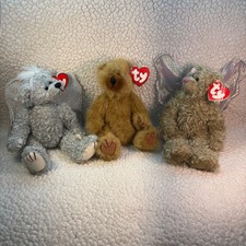 TY Beanie Babies The Attic Treasures Teddy Bear Lot of 3 Sterling Rafaella Cody